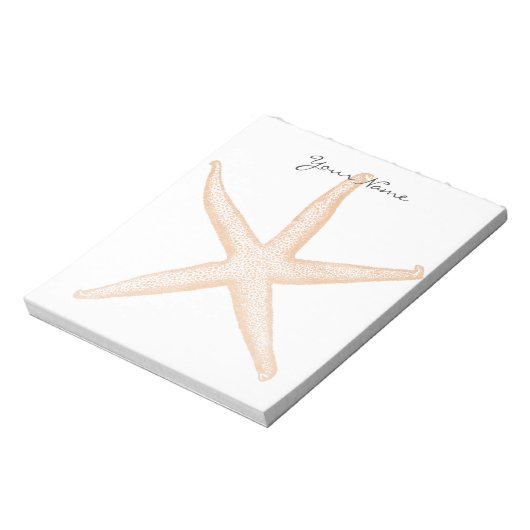 Starfish Notizblock (Rotiert)