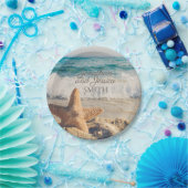 Starfish Ocean Sand Beach Hochzeitspapier-Teller Pappteller (Party)