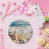 Starfish Ocean Sand Beach Hochzeitspapier-Teller Pappteller (Party)