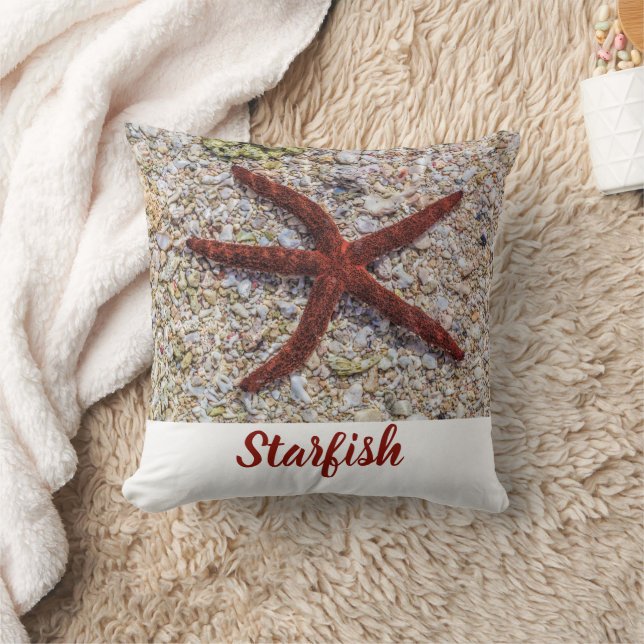 Starfish Ocean Vintag Beach Retro Souvenir Kissen (Decke)