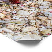 Starfish Ocean Vintag Beach Retro Souvenir Poster (Ecke)