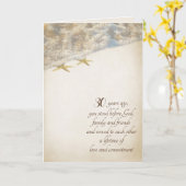 Starfish On Beach für die 30. Jubiläumskarte Karte (Gelbe Blume)