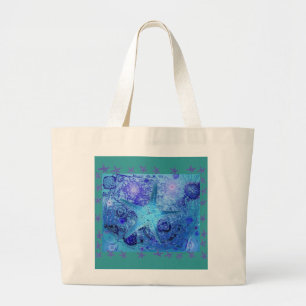 * Starfish * Ozean * Squeezzbox Strand-Tasche * Jumbo Stoffbeutel