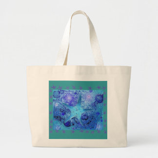 * Starfish * Ozean * Squeezzbox Strand-Tasche * Jumbo Stoffbeutel