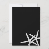 Starfish Party Spaß Probe Abendessen Einladung (Rückseite)