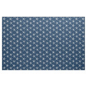 Starfish Pattern Navy Blue Beach Theme Nautic Stoff (Yard (91,4 cm))