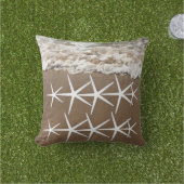 Starfish Patterns Sandy Beach Ocean Niedlich Kissen (Golfball-Marker)
