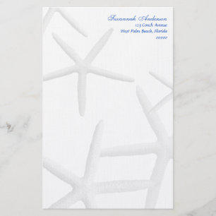 Starfish Personalisiert Beach Theme Schreibpapier Briefpapier
