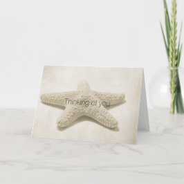 Starfish personalisiert karte