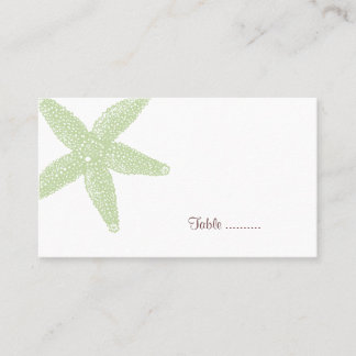 Starfish-Platzkarte Platzkarte