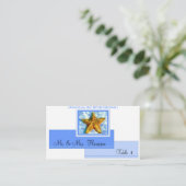 Starfish-Platzkarten Platzkarte (Stehend Vorderseite)