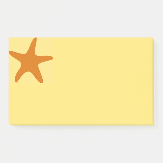 Starfish Post-It-Notes Post-it Klebezettel (Vorderseite)