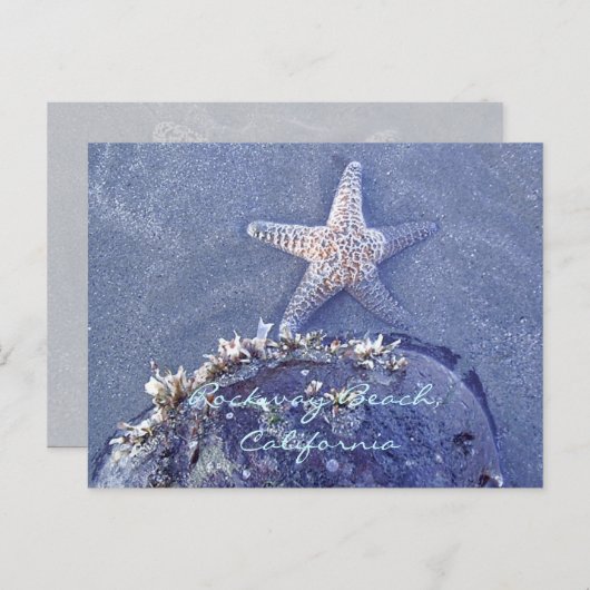 Starfish Postkarte (Vorne/Hinten)