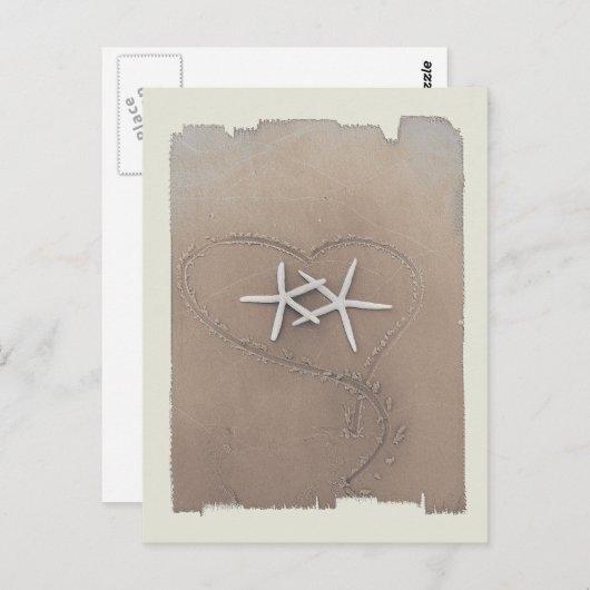 Starfish Postkarte (Vorne/Hinten)