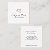 Starfish Quadratische Visitenkarte (Vorne/Hinten)