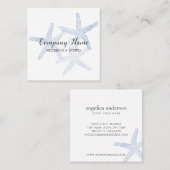 Starfish Quadratische Visitenkarte (Vorne/Hinten)