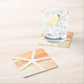 Starfish Rechteckiger Pappuntersetzer (Vor Ort)