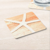 Starfish Rechteckiger Pappuntersetzer (angewinkelt)