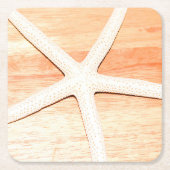 Starfish Rechteckiger Pappuntersetzer (Vorderseite)