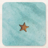 Starfish Rechteckiger Pappuntersetzer (Vorderseite)