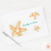 Starfish Rectangle Sticker (Umschlag)