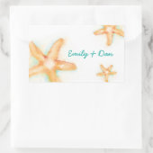 Starfish Rectangle Sticker (Tasche)