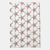 Starfish Regenbogen Küchentuch (Vertikal)