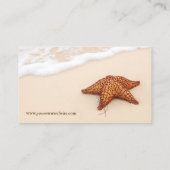 Starfish Reiseagentur Business Card Visitenkarte (Rückseite)