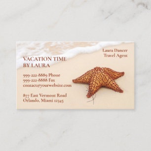 Starfish Reiseagentur Business Card Visitenkarte