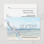 Starfish Response Card RSVP Karte (Vorne/Hinten)