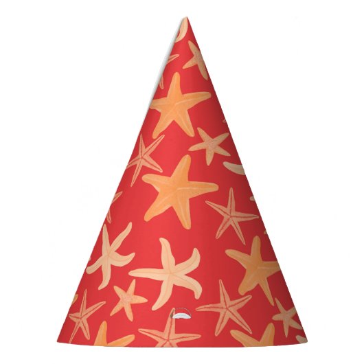 Starfish Rot Partyhütchen (Links)