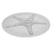 Starfish Round Glass Cutting Board Schneidebrett (Ecke)