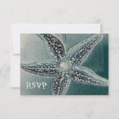 Starfish RSVP-Karte RSVP Karte (Rückseite)