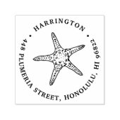 Starfish | RÜCKSENDEADRESSE Permastempel (Design)