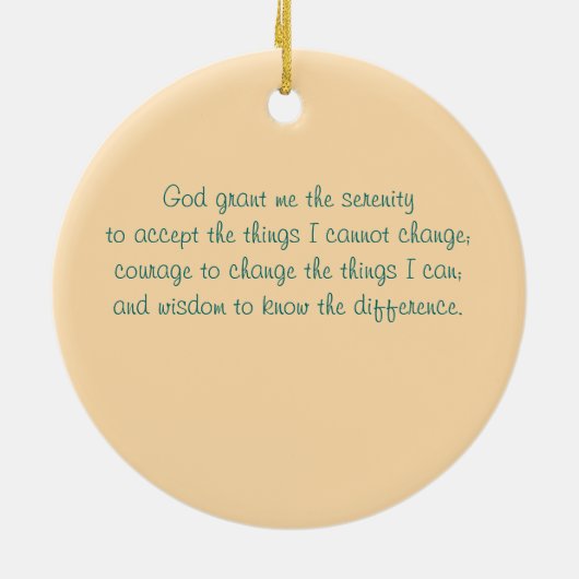 Starfish-Ruhe-Gebets-Verzierung Keramikornament (Hinten)