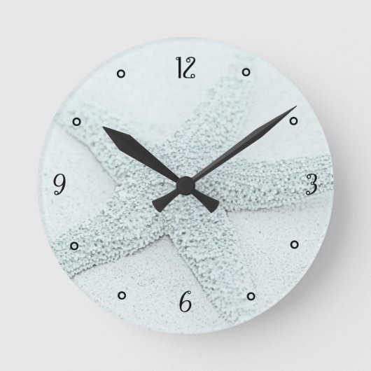 Starfish Runde Wanduhr (Vorderseite)