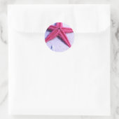 Starfish Runder Aufkleber (Tasche)