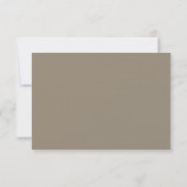 Starfish Rustic Beach Wedding UAWG RSVP Karte (Rückseite)