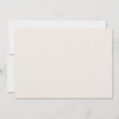 Starfish Rustikale Hochzeit Einladung (Rückseite)