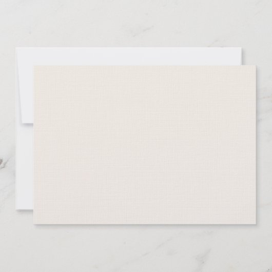 Starfish Rustikale Hochzeit Einladung (Rückseite)