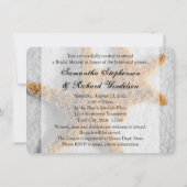 Starfish Sand Beach verbindet sein/ihr Brautparty Einladung (Rückseite)