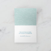 Starfish Sand Dollar Beach Thank You Message Card Karte (Innenseite)