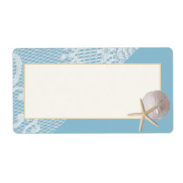 Starfish Sand Dollar und Lace Blue