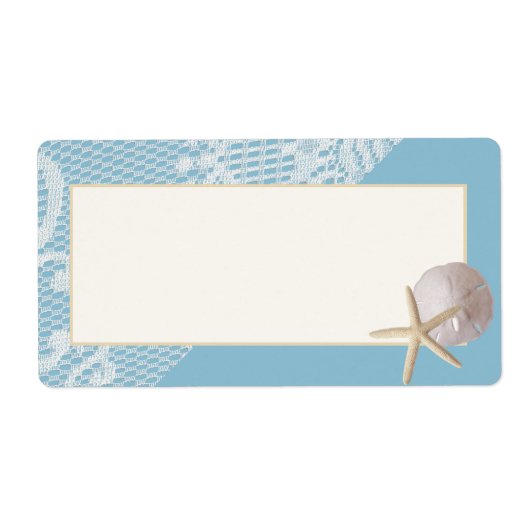 Starfish Sand Dollar und Lace Blue (Vorne)