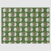 Starfish Sand Dollars Tropisches Weihnachtsmuster Seidenpapier (Vorderseite)