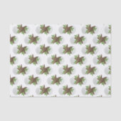 Starfish Sand Dollars Tropisches Weihnachtsmuster Seidenpapier (Vorderseite)