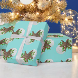 Starfish Sand Dollars Weihnachten Geschenkpapier