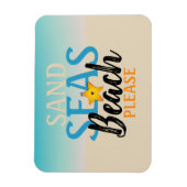 Starfish Sand Seas Beach Magnet (Vertikal)