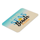 Starfish Sand Seas Beach Magnet (Linke Seite)