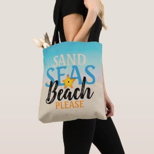 Starfish Sand Seas Beach Tasche